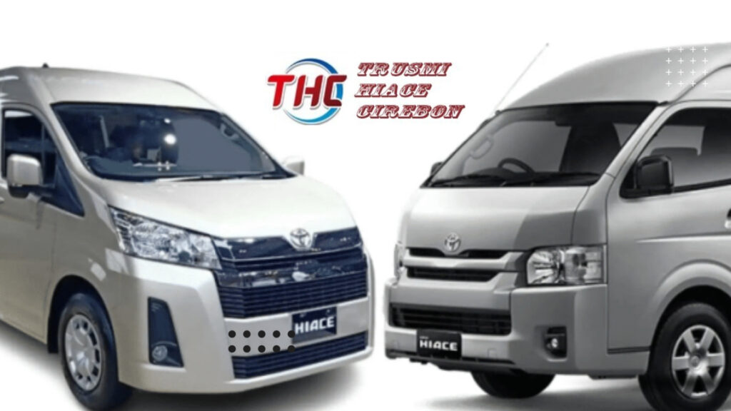 Perbandingan eksterior Hiace Commuter vs Premio di Cirebon