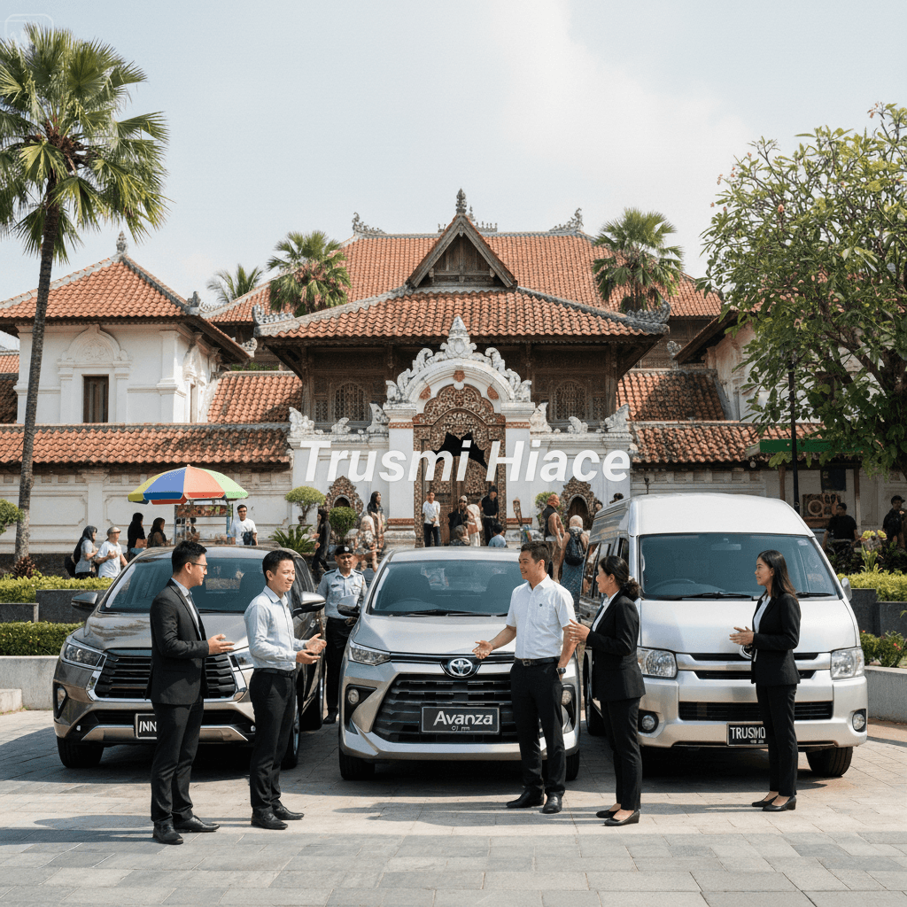 rental mobil cirebon terbaik - trusmi hiace